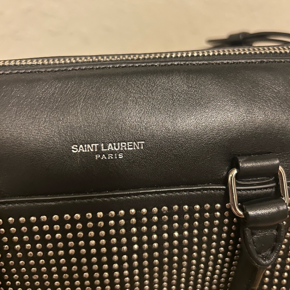 💜 YSL Saint Laurent Mini Studded Crossbody Bag - Picture 2 of 9